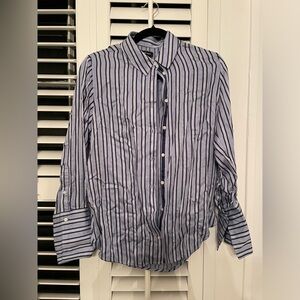 Something Navy Button Down Shirt